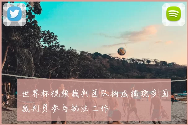 世界杯视频裁判团队构成揭晓多国裁判员参与执法工作